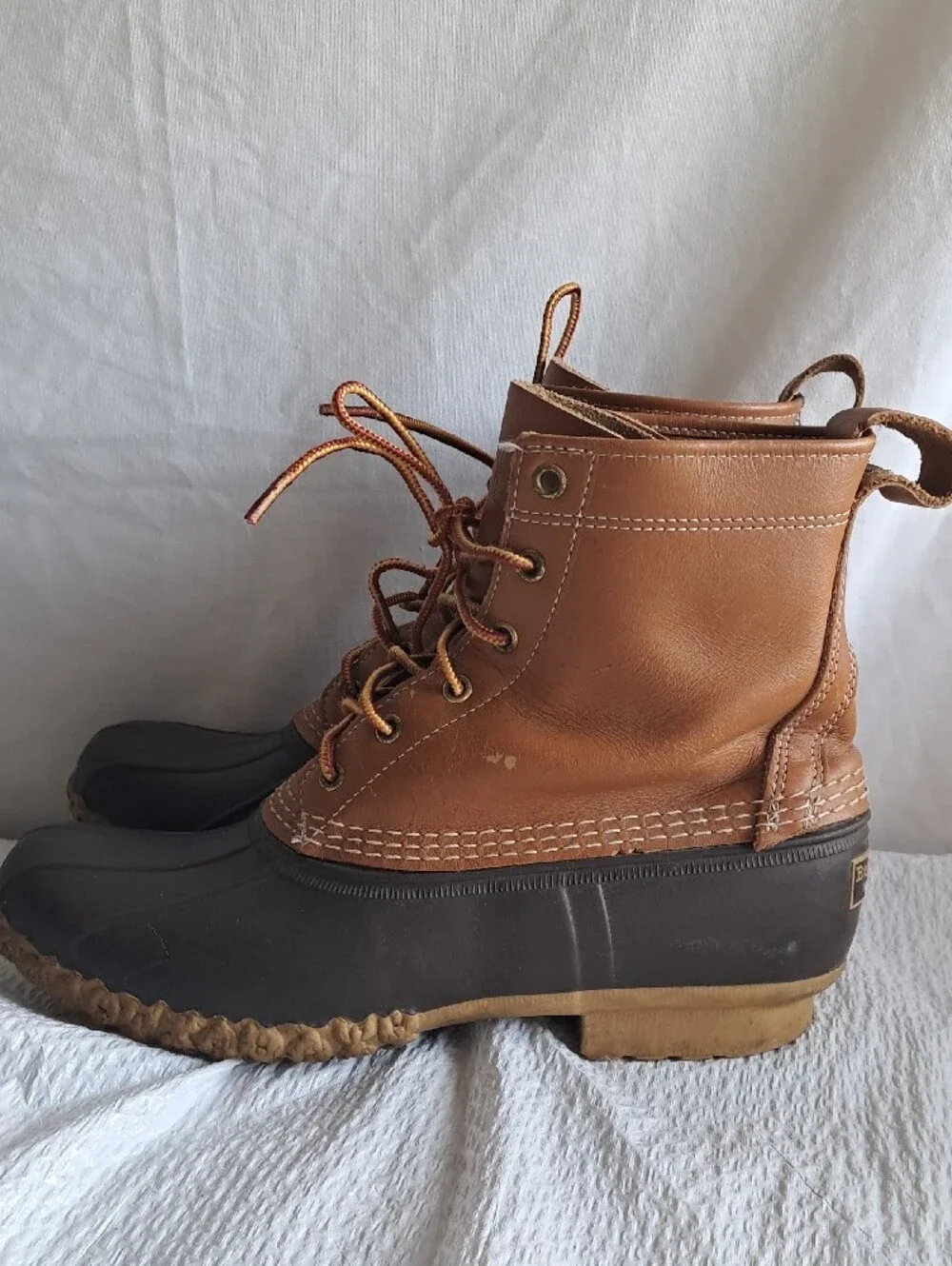 LL Bean Waterproof Duck Boots - Lace-Up Casual Outdoor Shoes